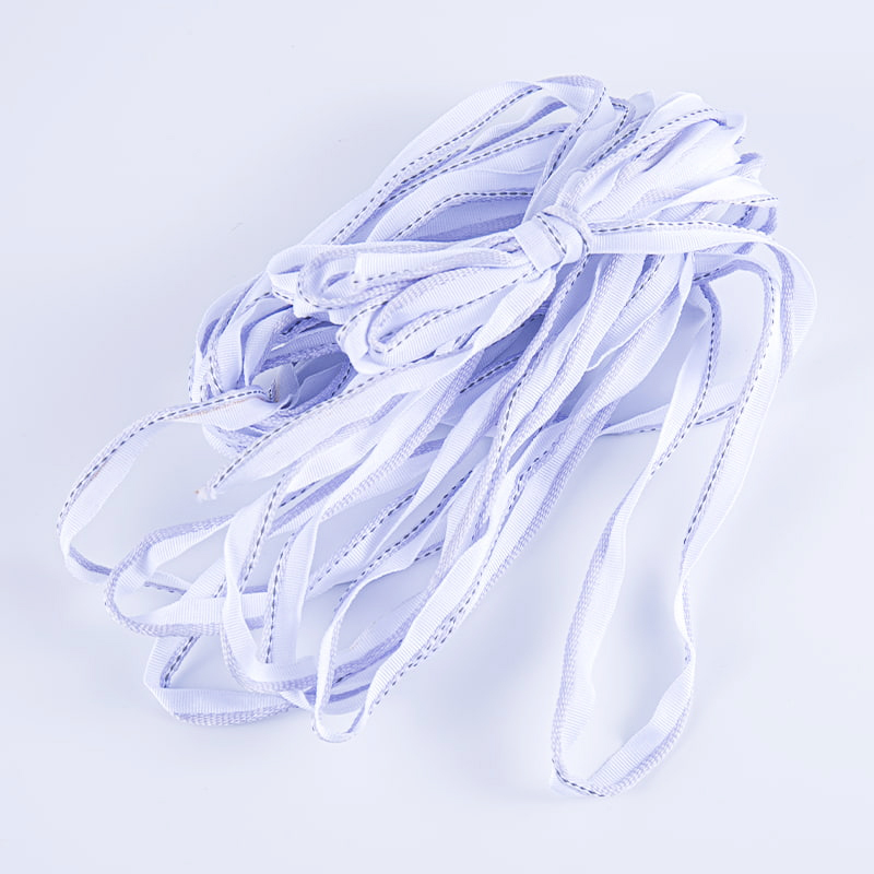 Pita Reflektif Poliester Ketumpatan Tinggi 1.0cm untuk Aksesori Pakaian Rintangan Haus Mampatan