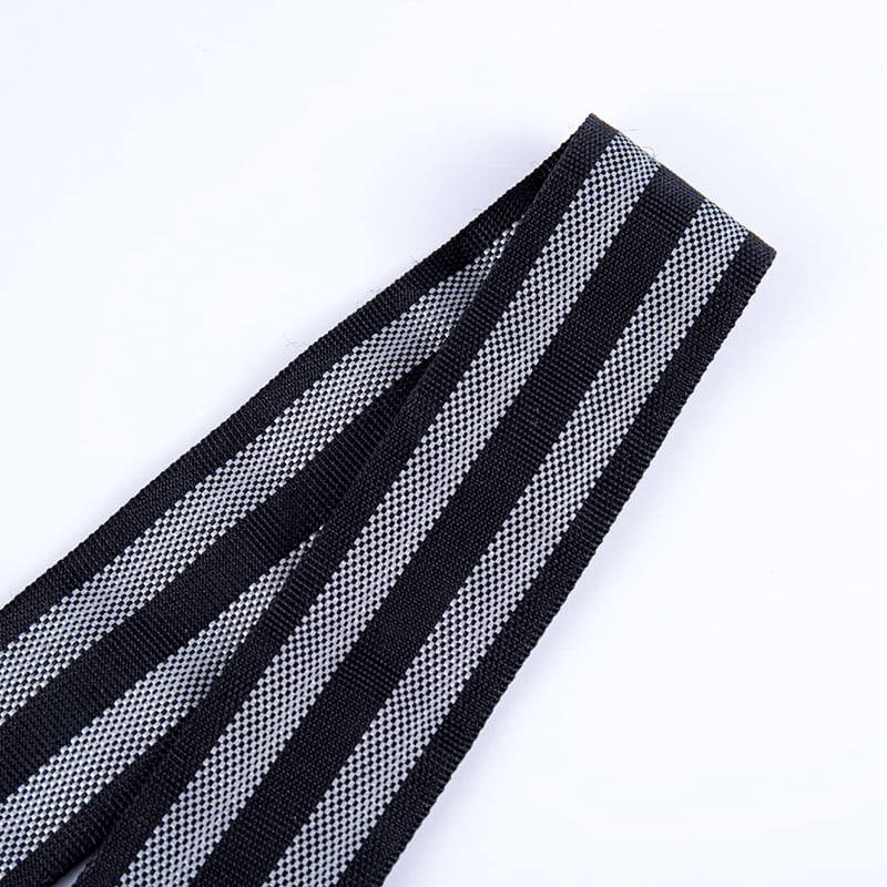Webbing Hollow Reflektif Polipropilena 4.2cm untuk Aksesori Peralatan Perkhemahan Sukan